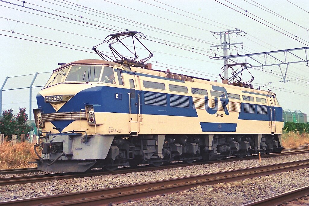 JR貨物の試験塗装機 EF6620 : 線路は続くよどこまでも