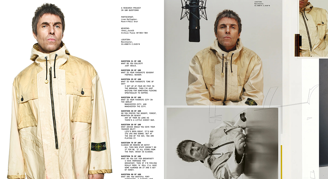 STONE ISLAND 2024年秋冬キャンペーンにリアム・ギャラガーが登場