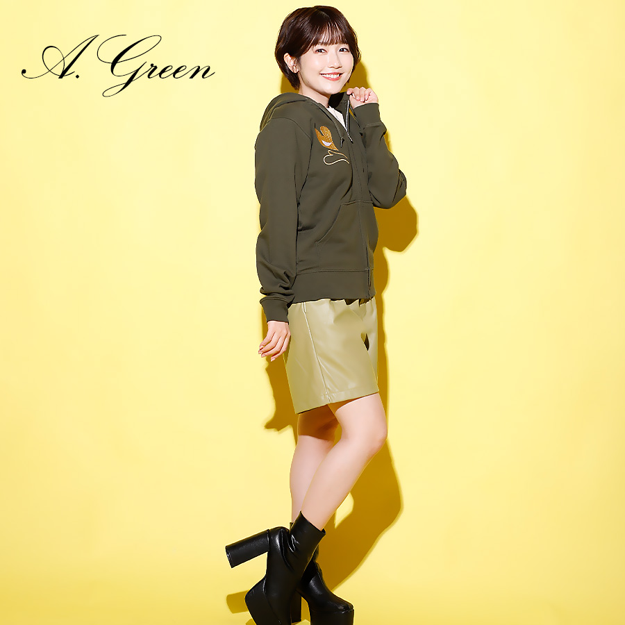 受注期間限定！坪北奈津美コラボ企画！コラボZIPパーカー◇坪北奈津美