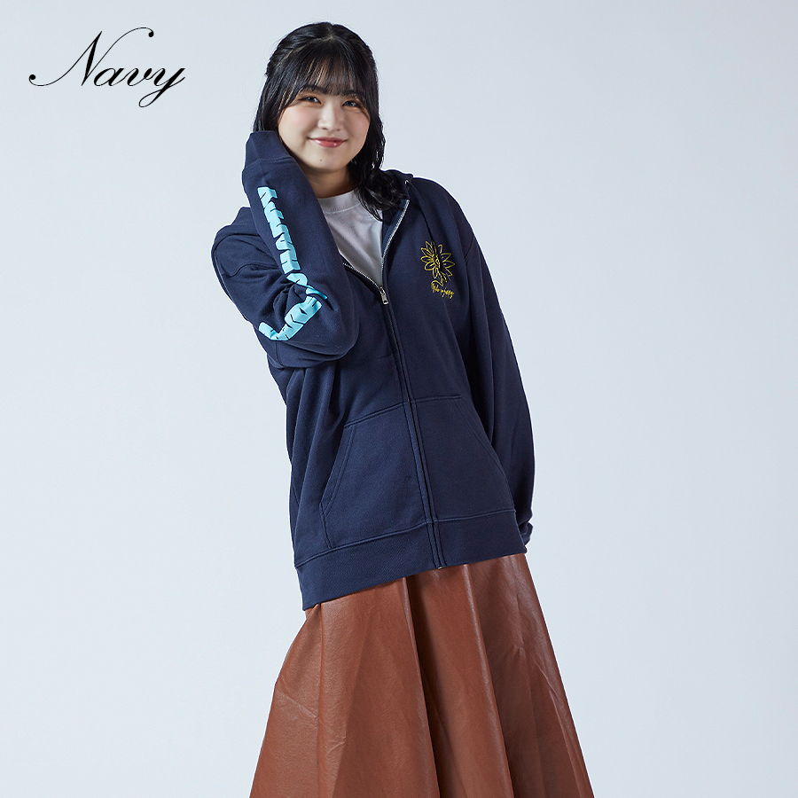 受注期間限定！道枝咲コラボ企画！コラボZIPパーカー◇道枝咲