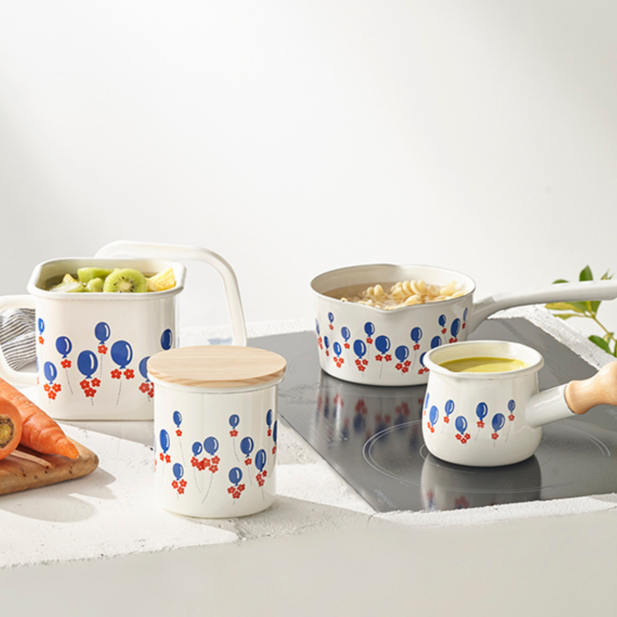 保存容器 750ml アデリアレトロ キャニスター （ 日本製 ホーロー 保存