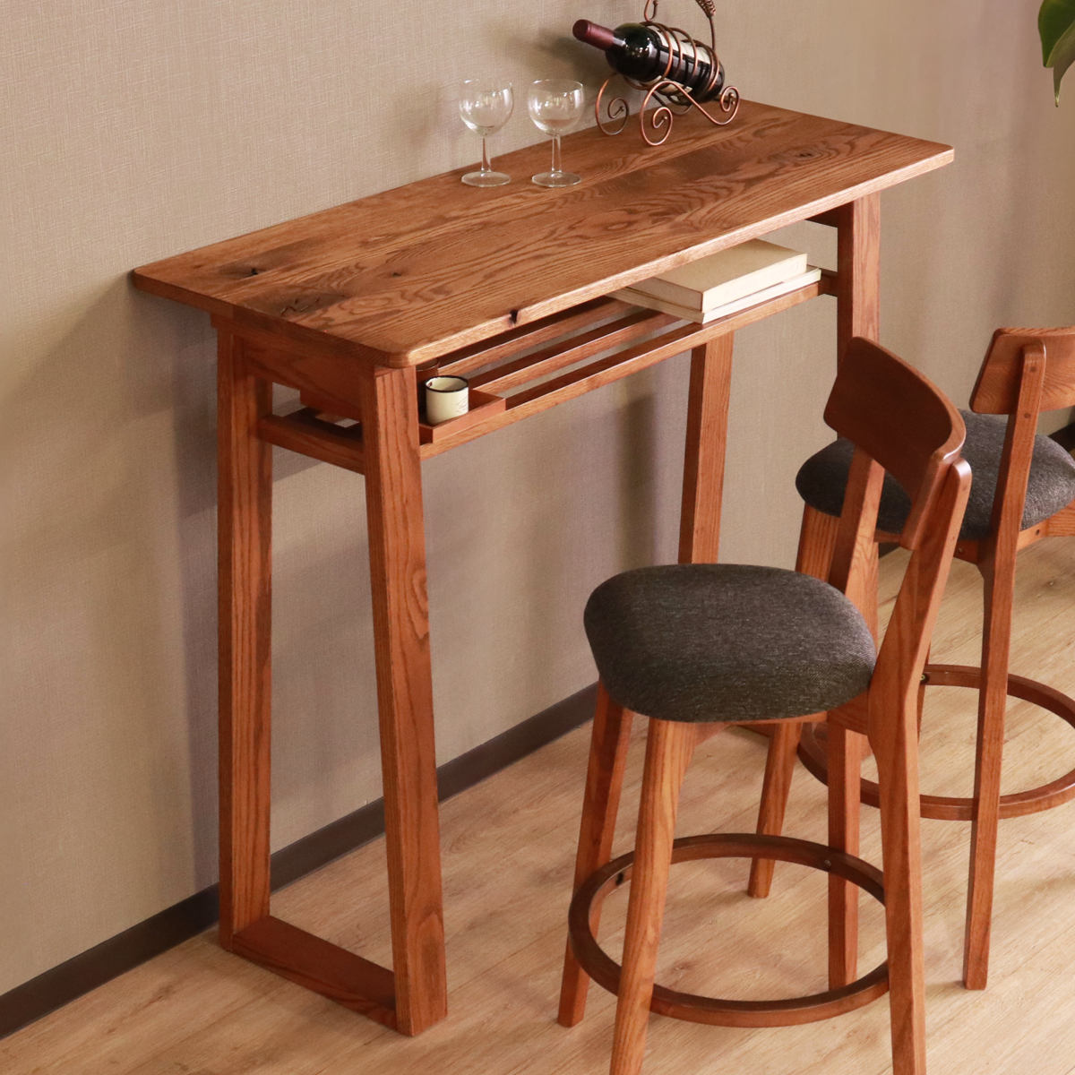 カウンターテーブル 幅115cm 高さ95.5cm ハイム （ ハイテーブル バー