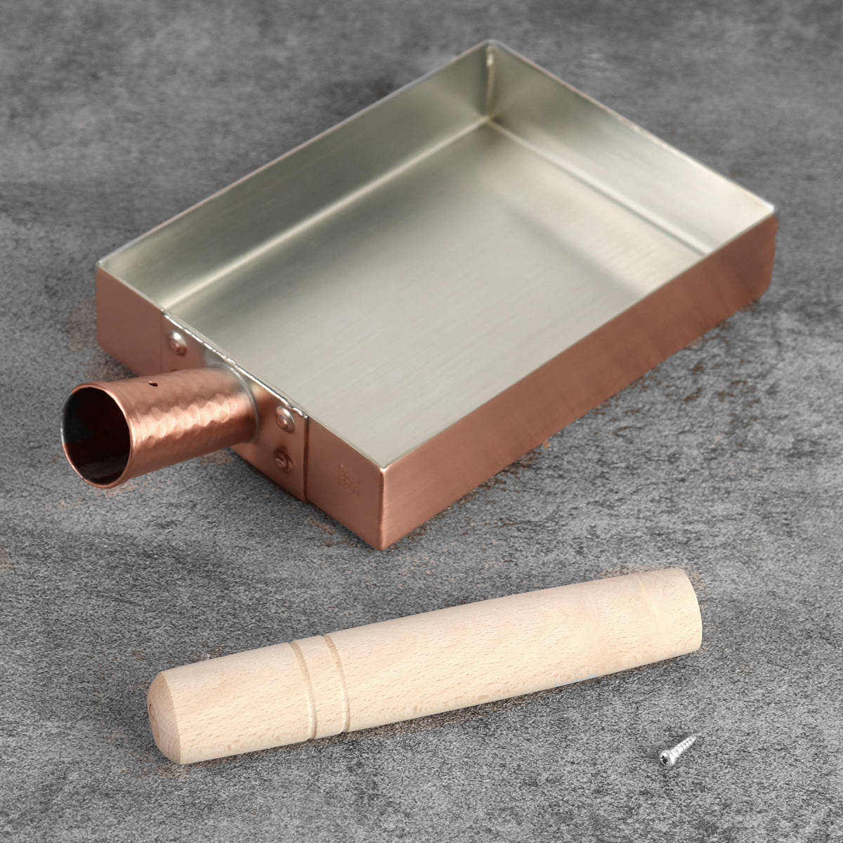 工房アイザワ 純銅 玉子焼き 関西型 12cm （ aizawa 日本製 ガス火専用