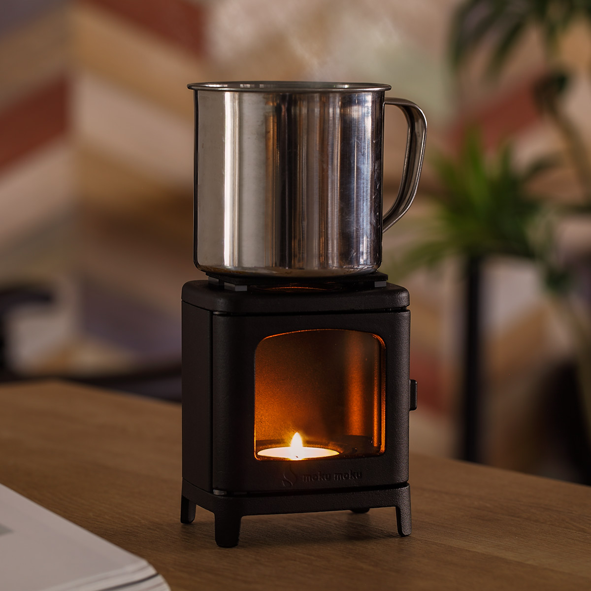 ちいさなまきストーブセット （ ミニ 薪ストーブ 風 ロストル付き