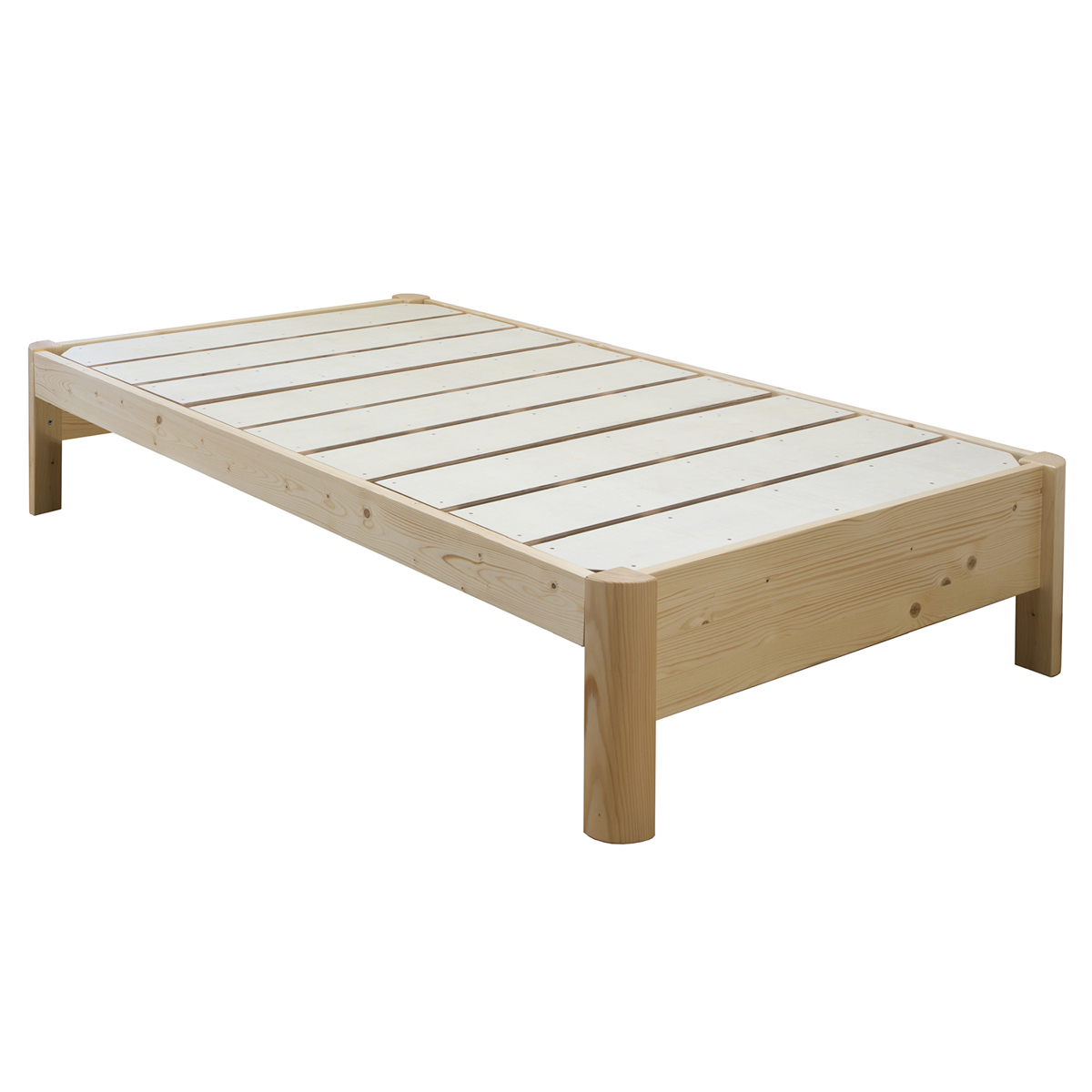 すのこベッド ダブル ステージ 耐荷重600kg 天然木 （ ベッドフレーム