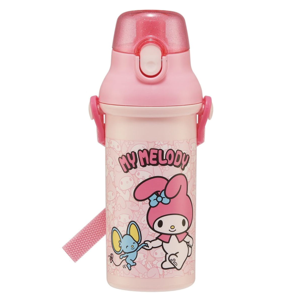 水筒 480ml 抗菌直飲プラボトル MMうしろうしろ （ マイメロディ 直
