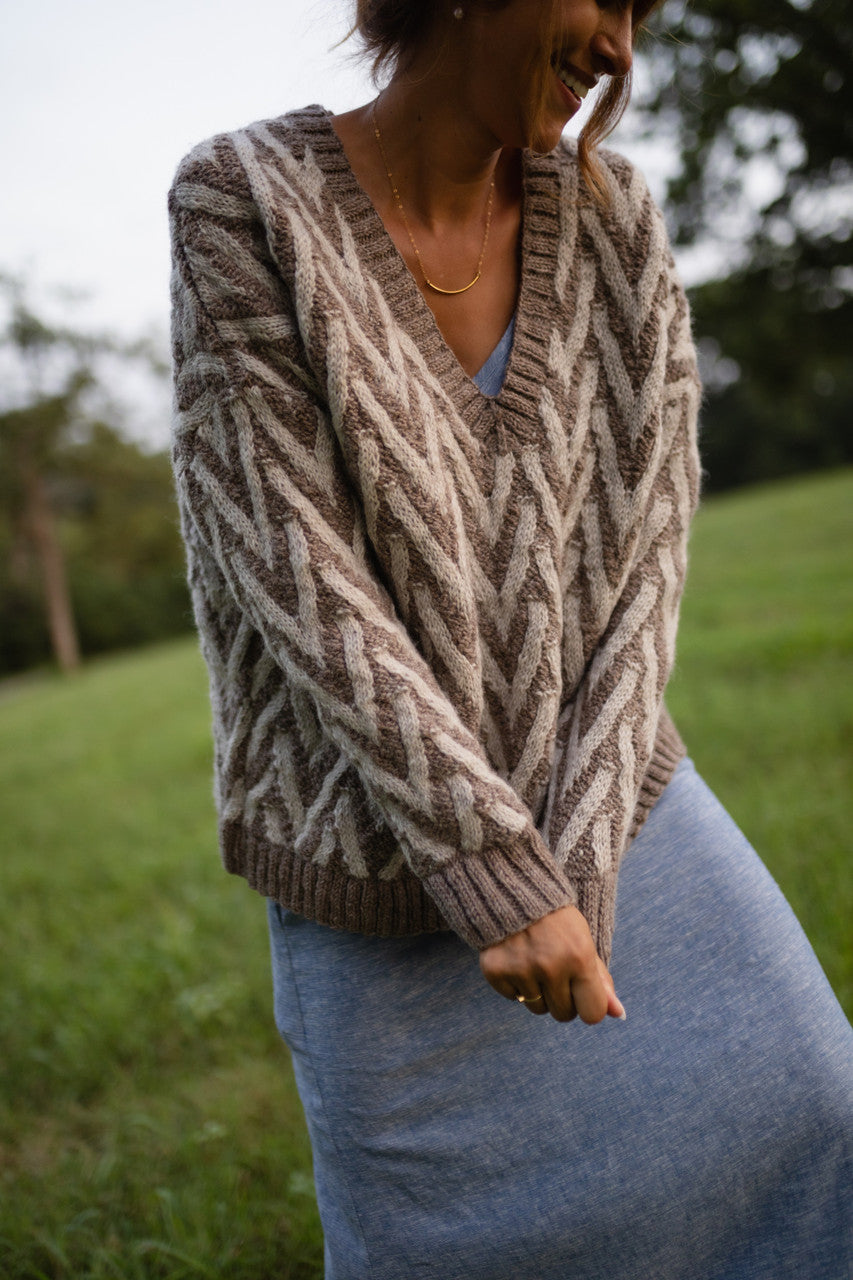 Finn V-Neck Wool Sweater - Pre-Order 10/30 – LizAlig