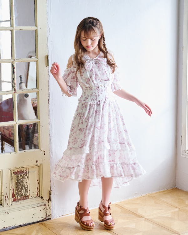 チュールボウタイフィッシュテールワンピース ｜ LIZ LISA（リズリサ