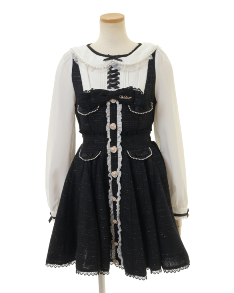 リボンツイードサーキュラーワンピース ｜ LIZ LISA（リズリサ）公式