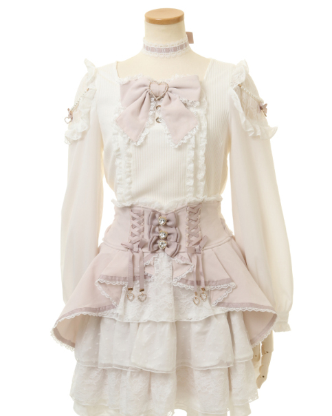 クロスレースリボンカットトップス ｜ LIZ LISA（リズリサ）公式通販