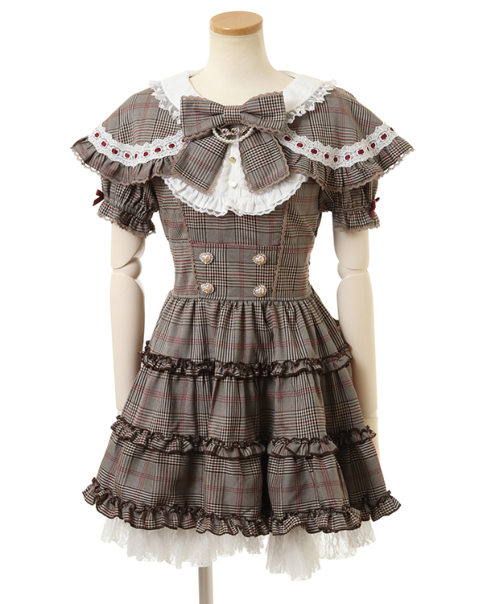 チェックリボンケープワンピース ｜ LIZ LISA（リズリサ）公式通販