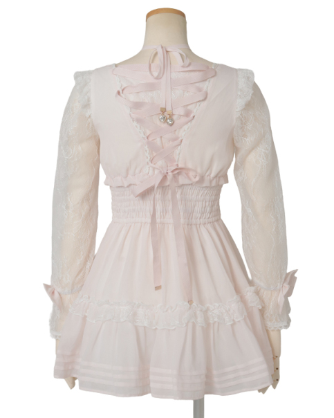 フロントティアードシフォンワンピース ｜ LIZ LISA（リズリサ）公式