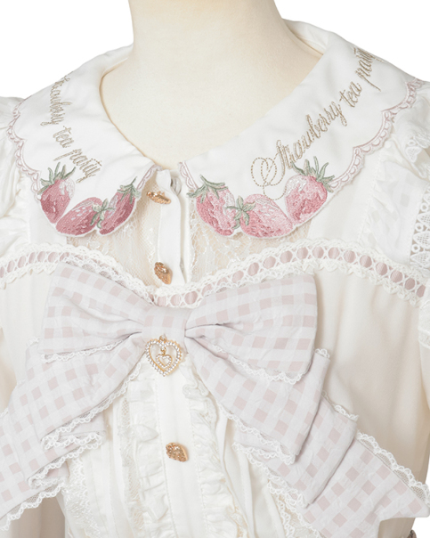 ストロベリー刺繍ブラウス ｜ LIZ LISA（リズリサ）公式通販 ｜ Tokyo