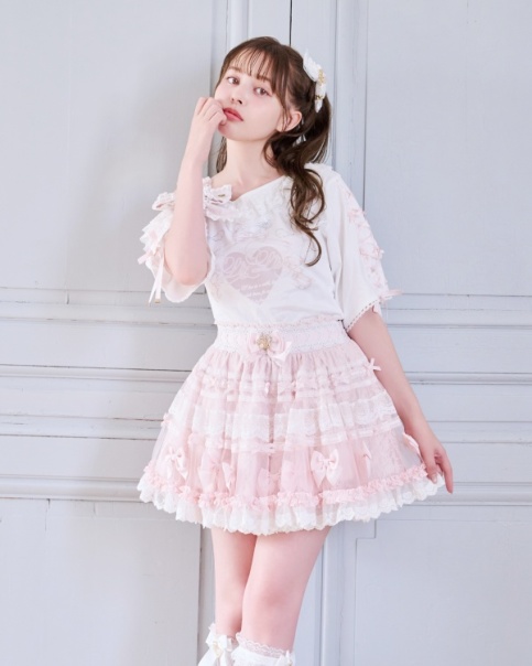 チュールリボンティアードスカパン ｜ LIZ LISA（リズリサ）公式通販