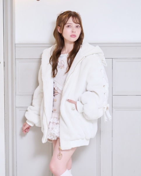 リボンうさみみファーブルゾン ｜ LIZ LISA（リズリサ）公式通販