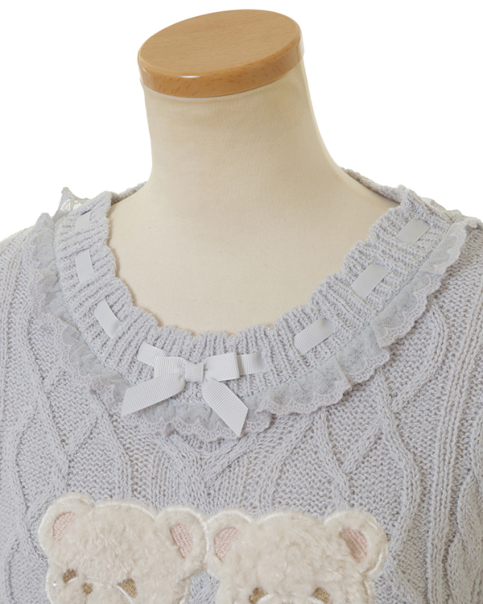 Twin Bearsニットトップス ｜ LIZ LISA（リズリサ）公式通販 ｜ Tokyo