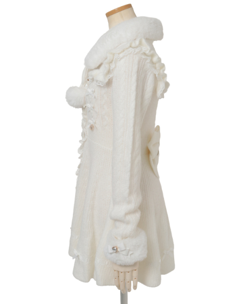 ファーカラーぺプラムカーディガン ｜ LIZ LISA（リズリサ）公式通販