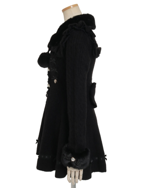 ファーカラーぺプラムカーディガン ｜ LIZ LISA（リズリサ）公式通販