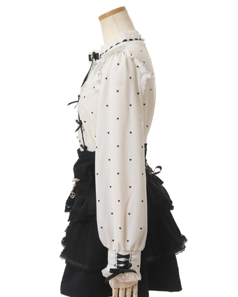 オリジナルハートドットブラウス ｜ LIZ LISA（リズリサ）公式通販