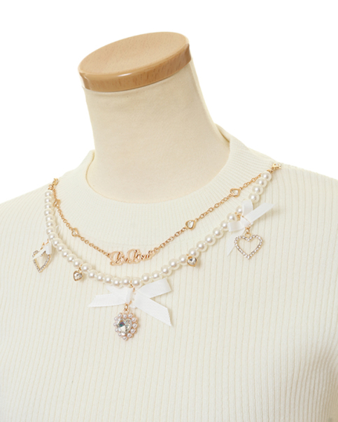 ネックレス付リブニットトップス ｜ LIZ LISA（リズリサ）公式通販