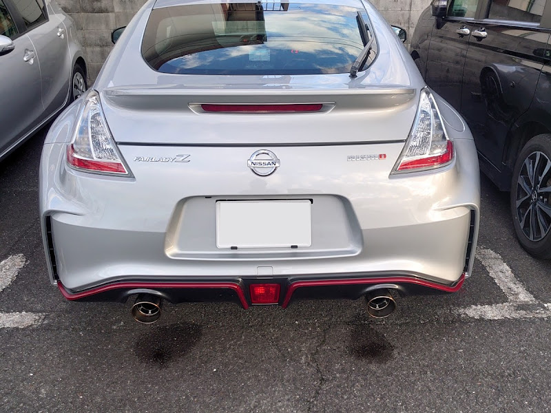 フェアレディZのz34・テールランプ交換・純正オプション・クリア