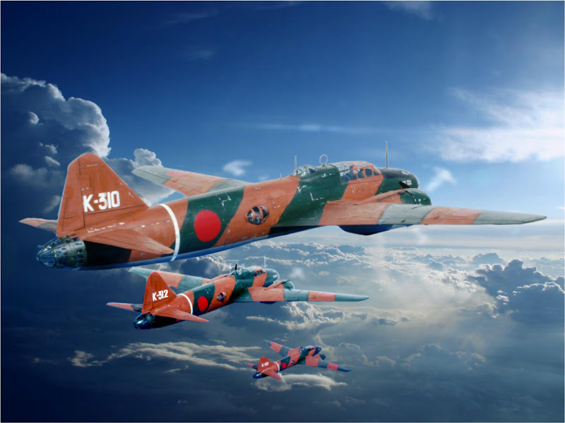 一式陸上攻撃機11型・（G4M1）鹿屋海軍航空隊分隊長 壱岐春記大尉機