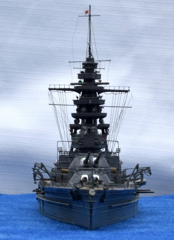 帝国海軍戦艦・戦艦「長門」大正13年・湾曲煙突（アオシマ）