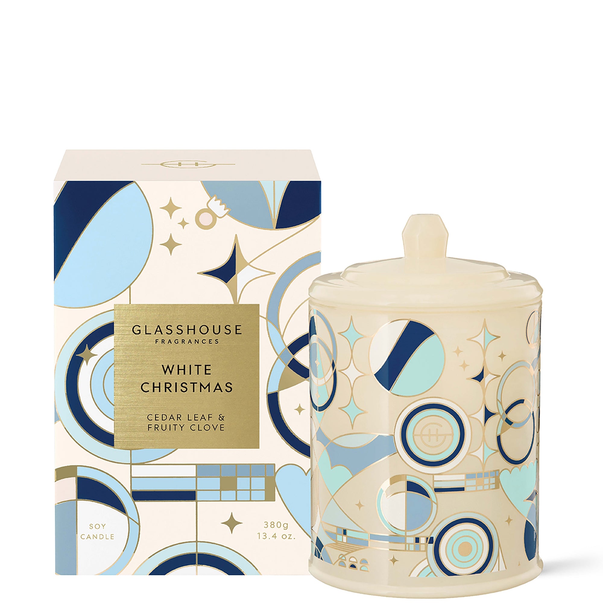 Glasshouse Fragrances Christmas Candle - White Christmas