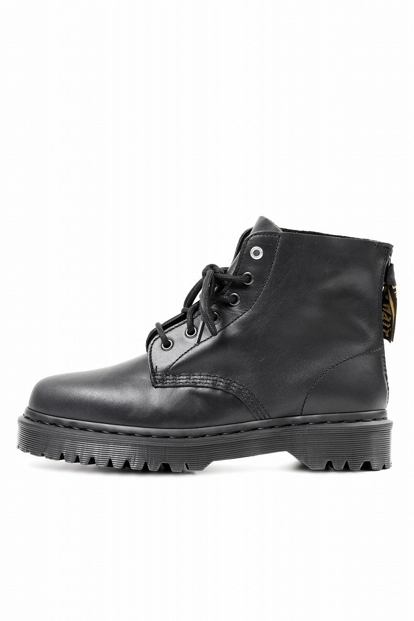 Y's x Dr. Martens 6 EYES BACK ZIP BOOTS 101 / CLASSIC CALF LEATHER