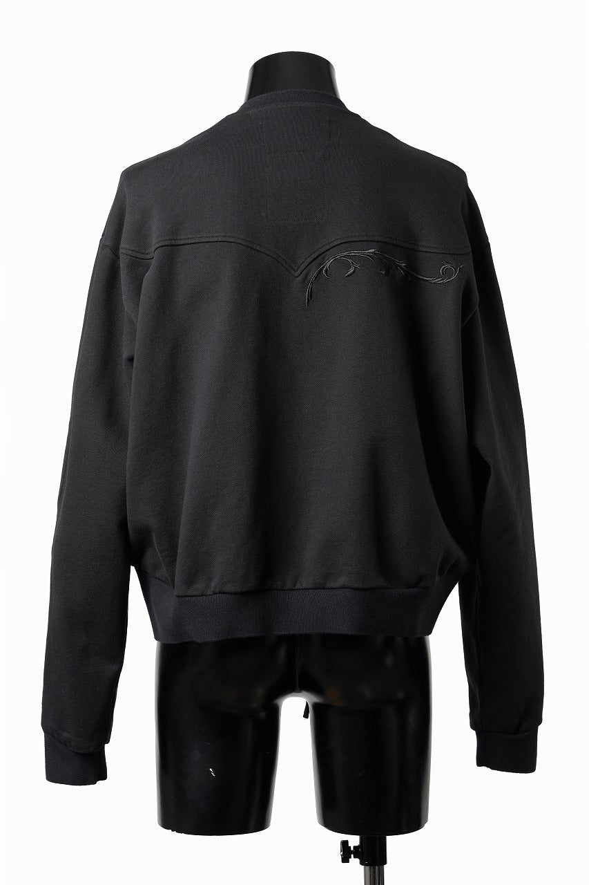 Professor.E EMBROIDERED ZIPPER JACKET (BLACK)の商品ページ