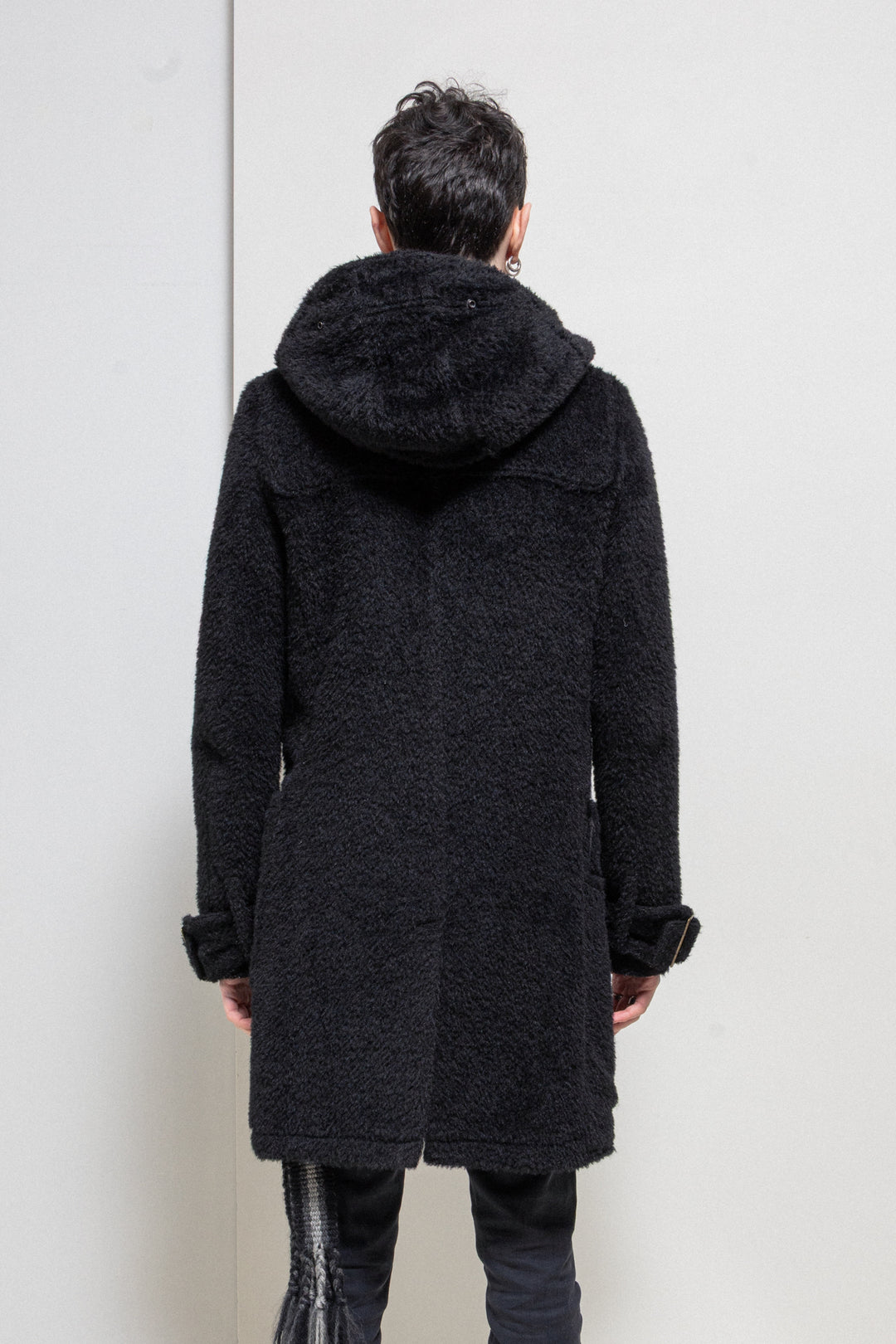 L.G.B - Alpaca wool fuzzy duffle coat – L'OBSCUR