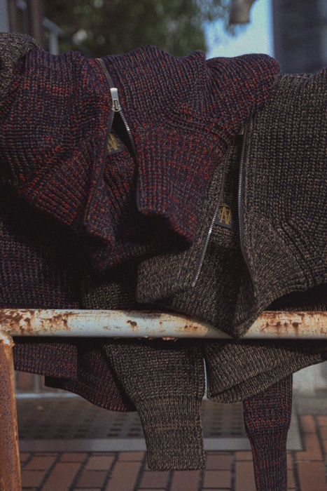 別注商品】BATONER×LOFTMAN｜Mix Color Tweed Knit Blouson