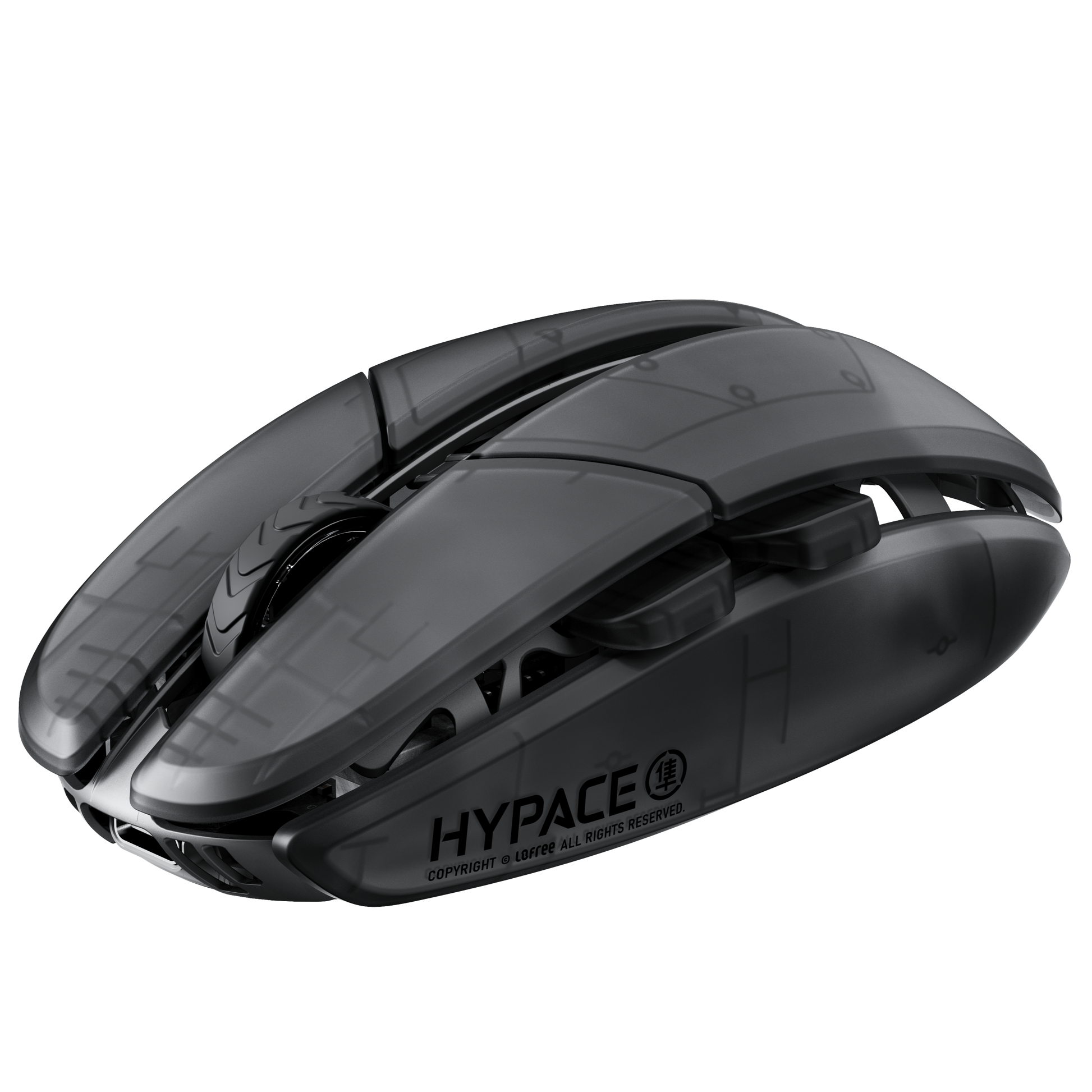 LOFREE Hypace 超軽量ワイヤレスゲーミングマウス ブラック LOFREE