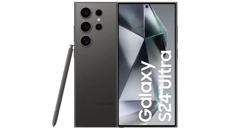Smartphone Samsung Galaxy S24 Ultra Titânio Preto 256GB
