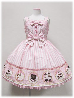 Melty Chocolate High Waist JSK by Angelic Pretty