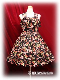 Strawberry and Cherry Ruffle JSK by Baby, the Stars Shine Bright