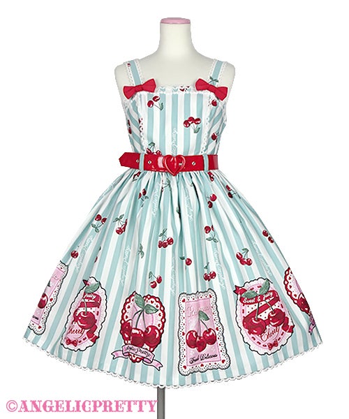 MTO] Cherry Stamp JSK (2021 2nd Release) by Angelic Pretty