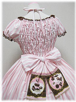 Melty Chocolate Mini Sleeve JSK by Angelic Pretty