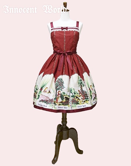 Innocent Red Riding Hood Ribbon JSK by Innocent World