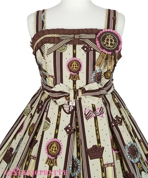 Chocolate Rosette JSK Set (2024) by Angelic Pretty
