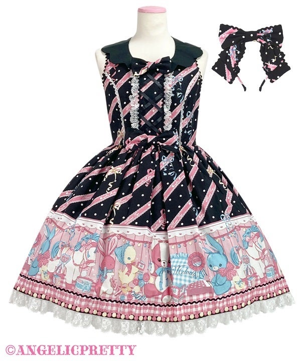 MELODY TOYS Collared JSK Set by Angelic Pretty