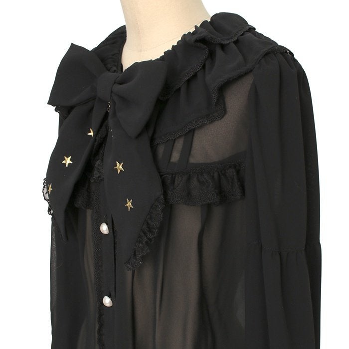 Milky Cross Blouse (2018) by Angelic Pretty