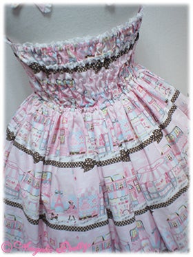 Promenade de Paris Halter Neck JSK by Angelic Pretty