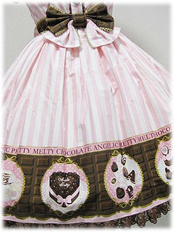 Melty Chocolate Mini Sleeve JSK by Angelic Pretty
