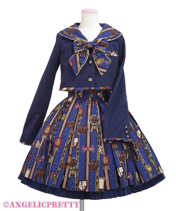 Chocolate Rosette School Set by Angelic Pretty