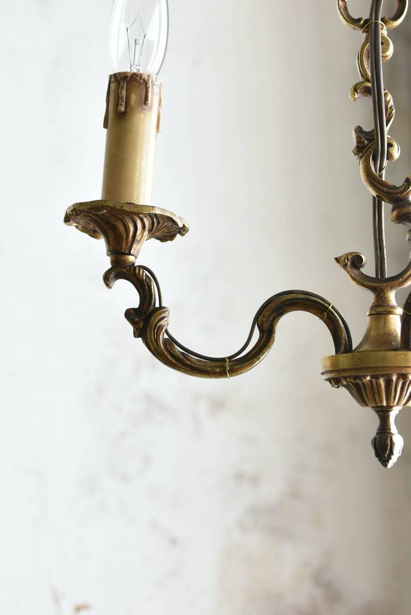 フランスアンティーク照明 3灯シャンデリア.20 フレンチスタイル