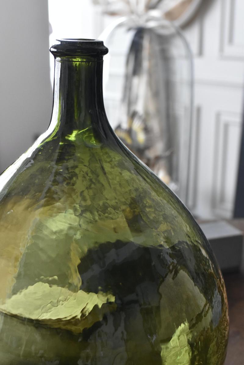 フランスアンティークディスプレイ デミジョンボトル.19 ワインボトル