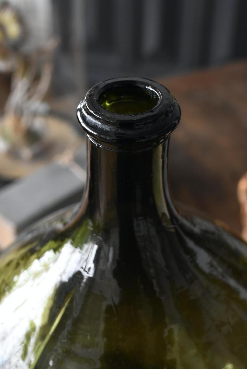 フランスアンティークディスプレイ デミジョンボトル.19 ワインボトル