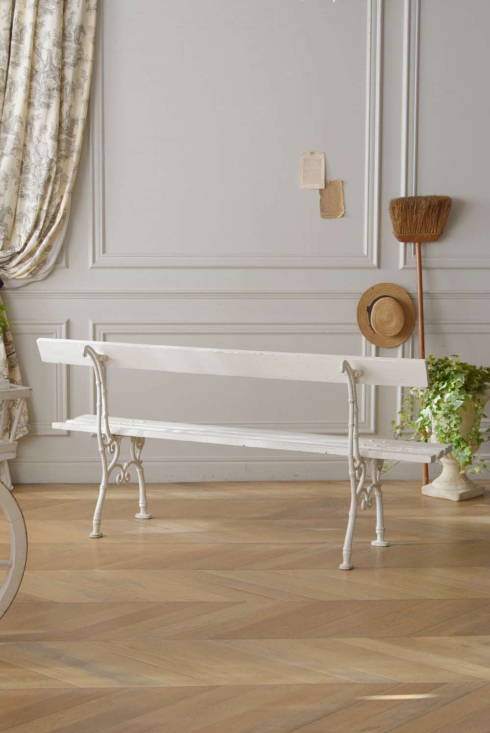 フランスアンティークガーデニング ガーデンベンチ.2 アンティークベンチ