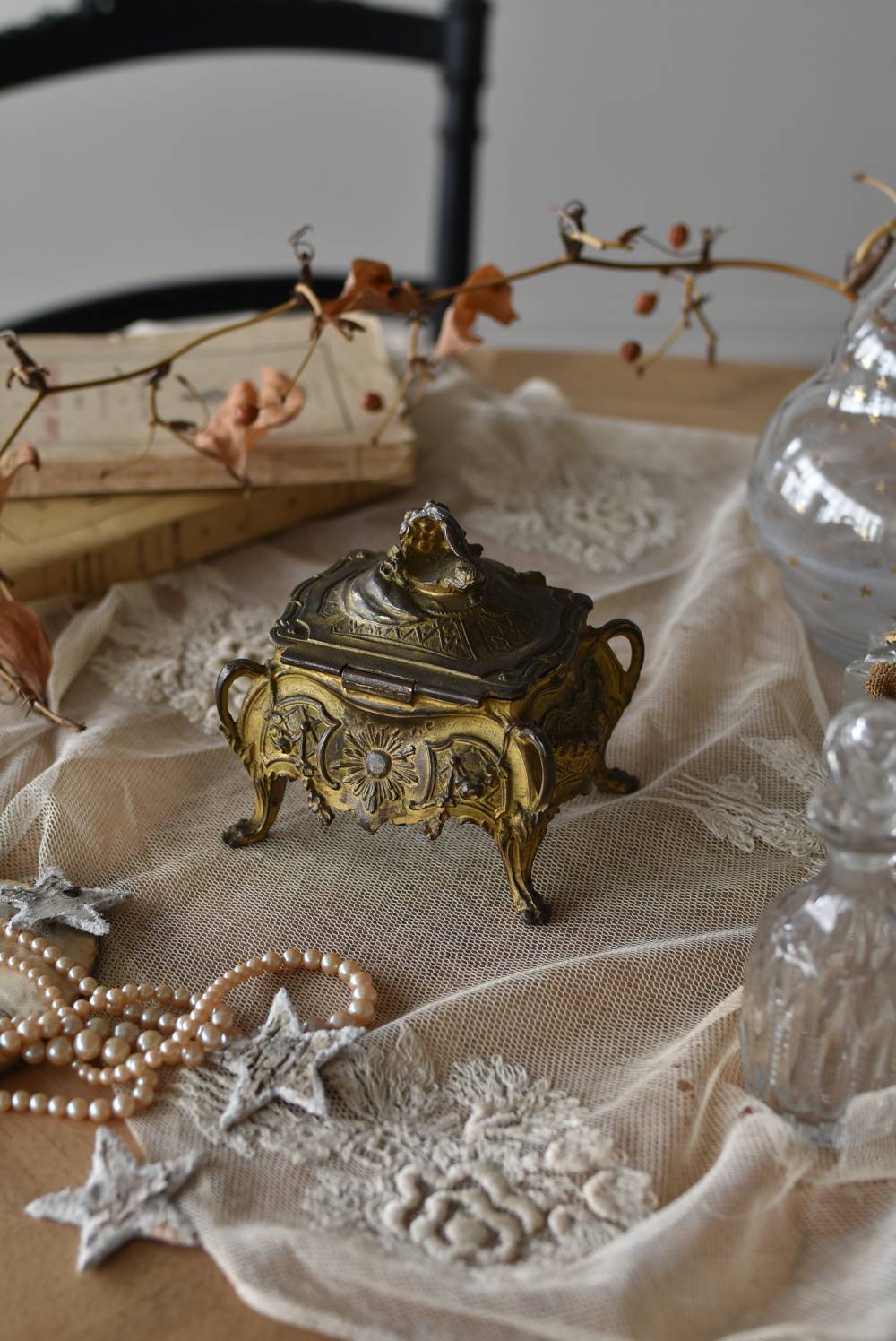 ジュエリーボックス.15 フランス アンティーク 宝石箱